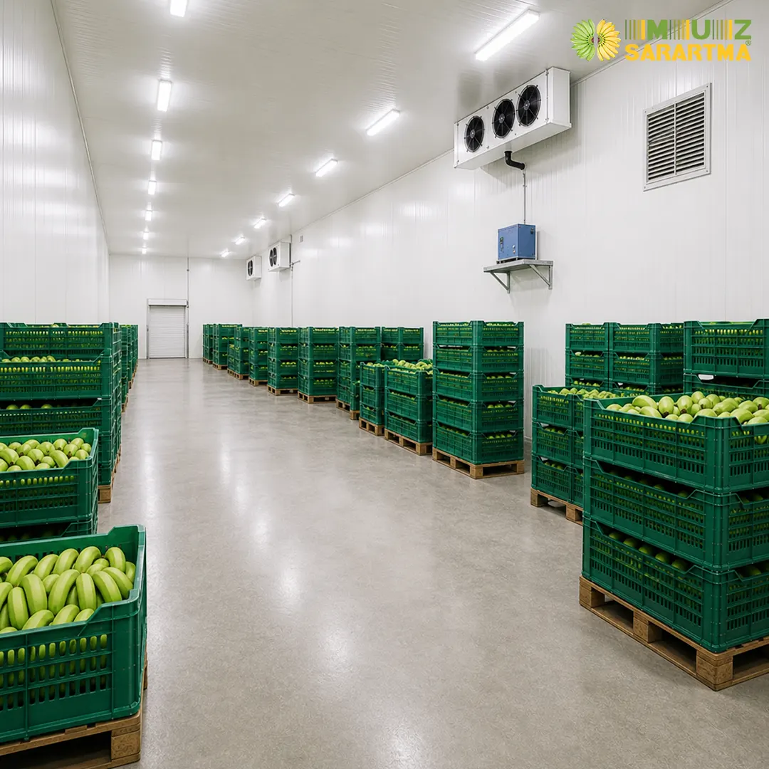 Muz sarartma odası kurulum ve devreye alma süreci